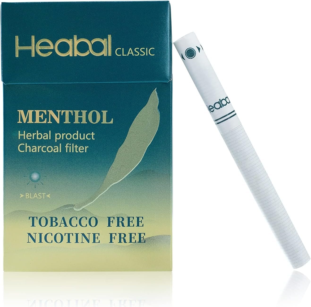 71kUUInrDyL._AC_SL1500_.jpg HEABAL Herbal Cigarettes β Tobacco Free, Nicotine Free β Menthol - Image 1